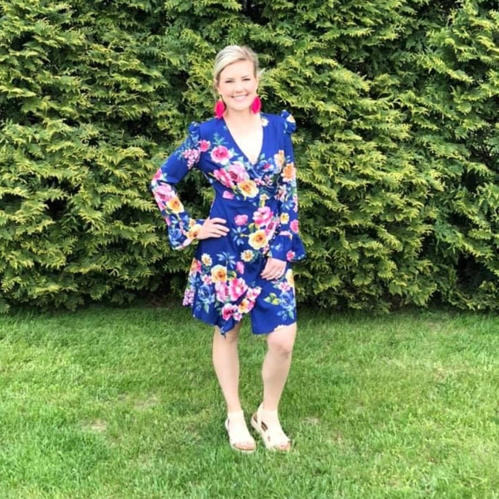 Floral dress long sleeve